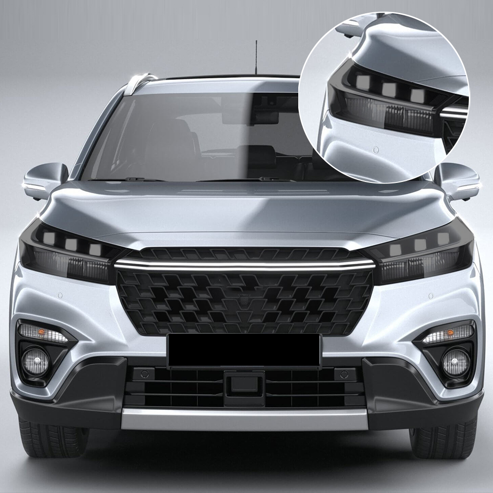 Car Wrap Film Matte Black - For Suzuki S-Cross 2022-2026 High-Gloss Smoke