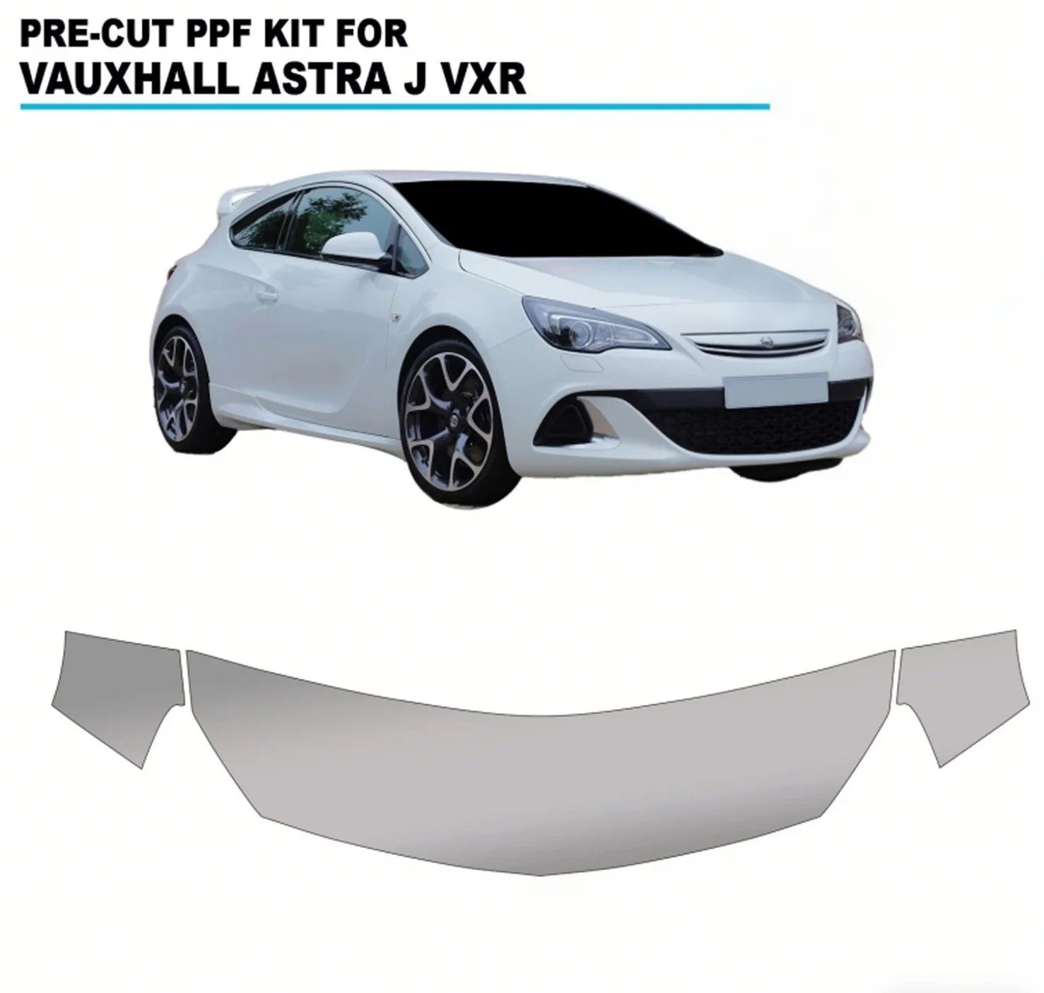 Car Paint Protection Film Kit Pre Cut - 8.5Mil Pre-cut PPF Kit For Vauxhall