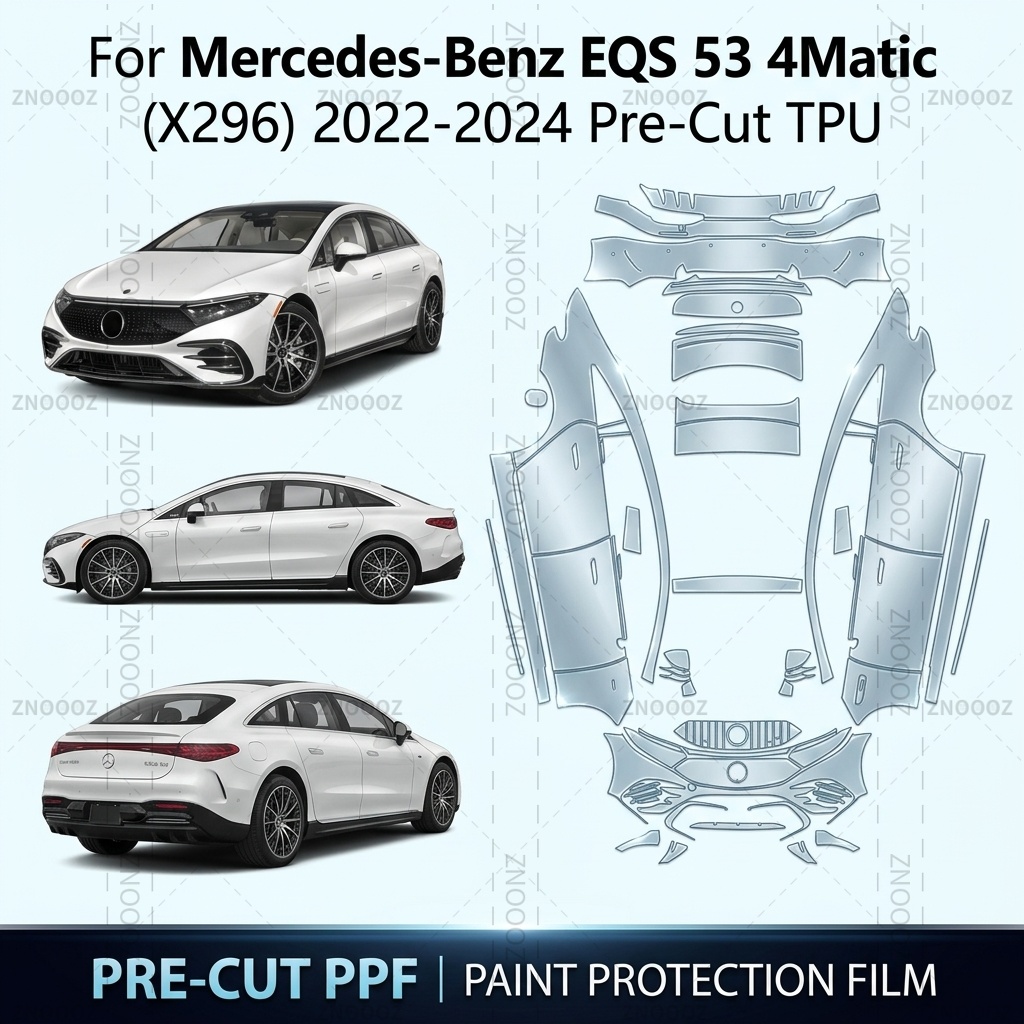 Ppf Film Clear Gloss Tpu - For Mercedes-Benz EQS 53 4Matic (X296)