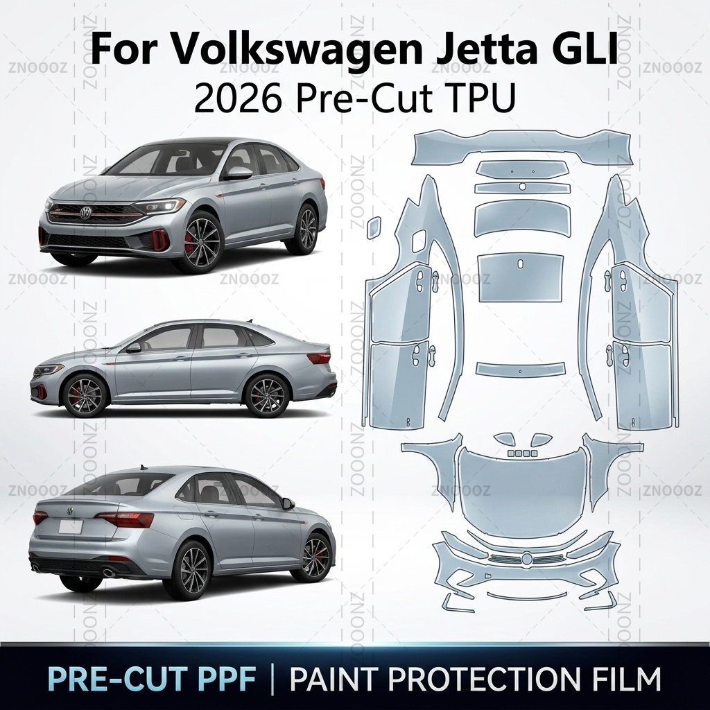 Ppf Film Clear Gloss Tpu - For Volkswagen Jetta GLI 2026 Pre-Cut
