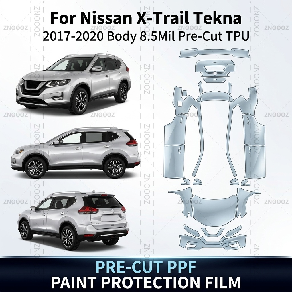 Ppf Film Clear Gloss Tpu - For Nissan X-Trail Tekna 2017-2020 Body