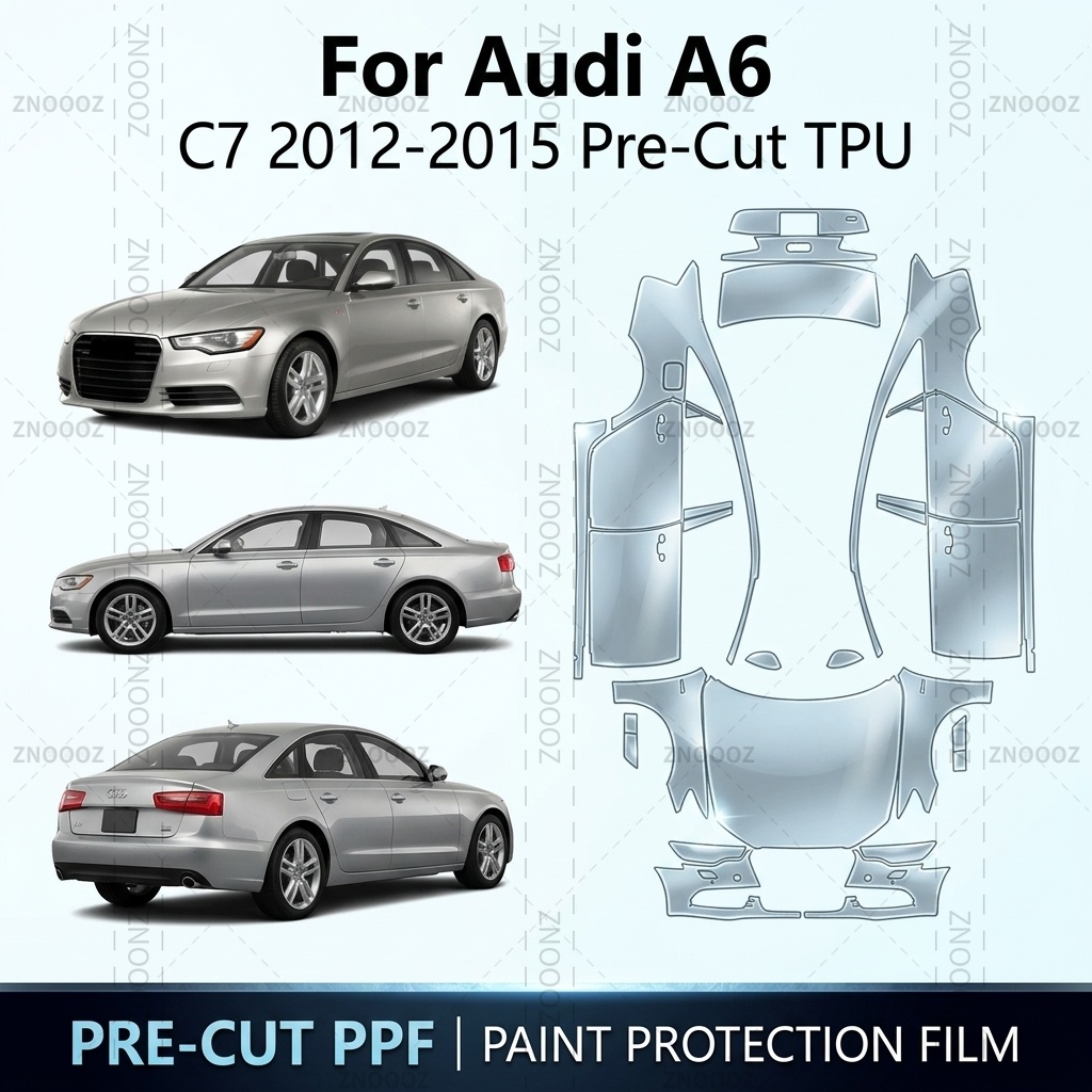 Ppf Film Clear Gloss Tpu - For Audi A6 (C7) 2012-2015 Pre-Cut