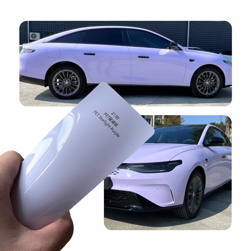 Car Vinyl Wrap Roll 1.52X18M - Super Bright Star Dusty Purple Full