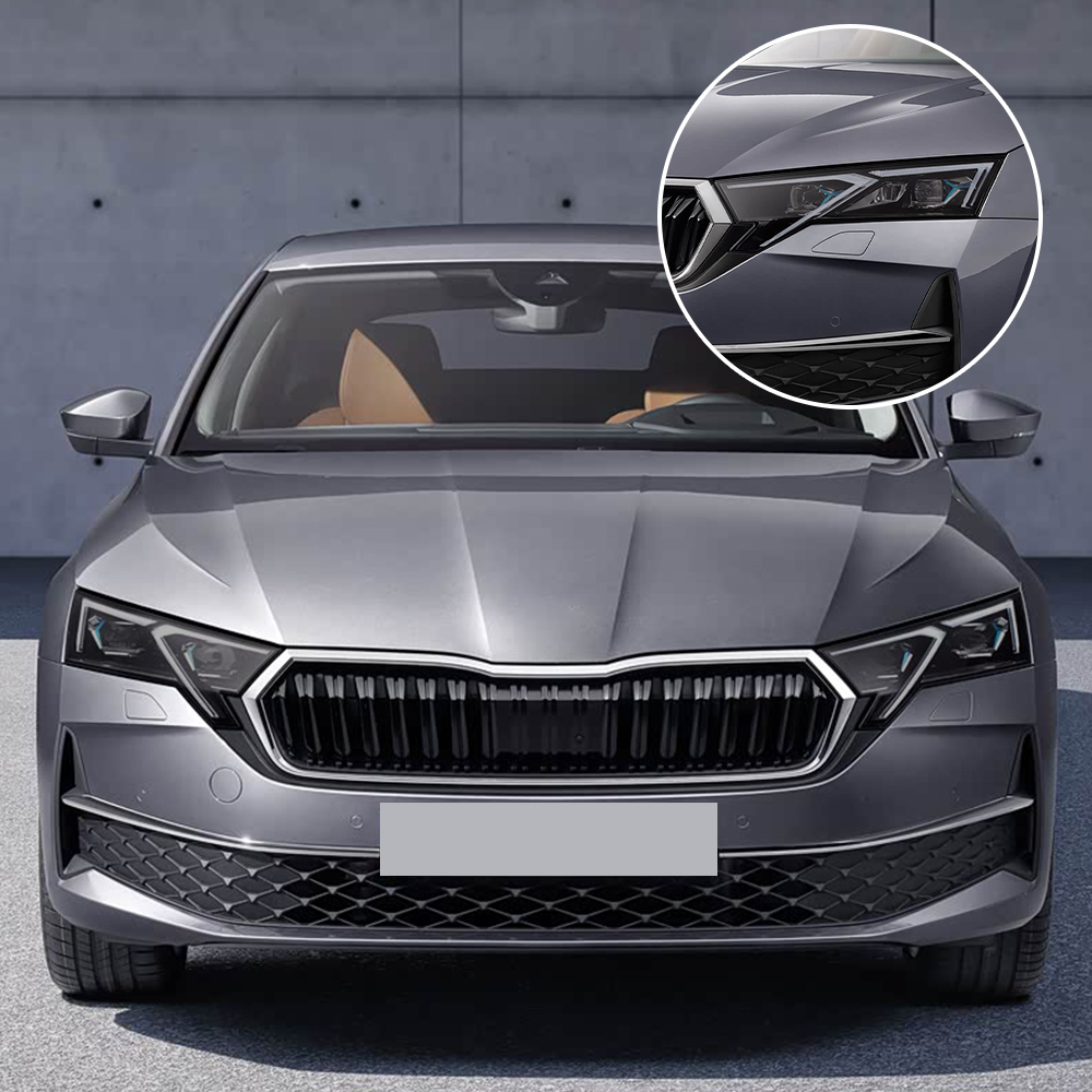 Car Wrap Film Matte Black - TPU PPF for Skoda Octavia MK4