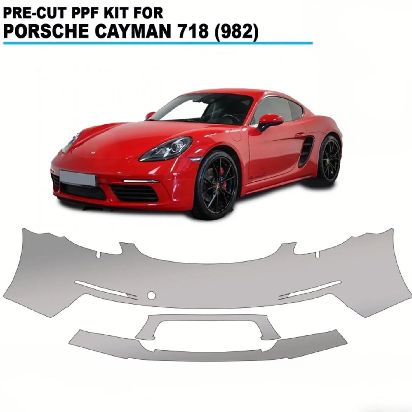 Tpu Ppf Self Healing Film - For Porsche Cayman 718 982 2016-2019