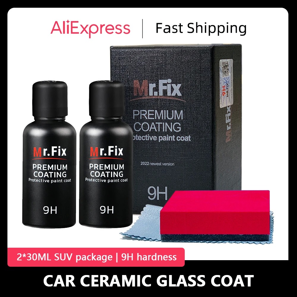 Car Ceramic Coat Set 30Ml Kit  - đánh giá và giá Car Ceramic Coating Kit 9H