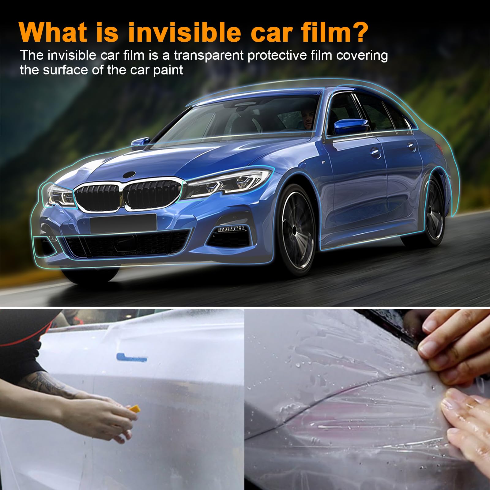 For BMW 3 Series M-Sport 2019- - đánh giá và giá Paint Protection Film Matte