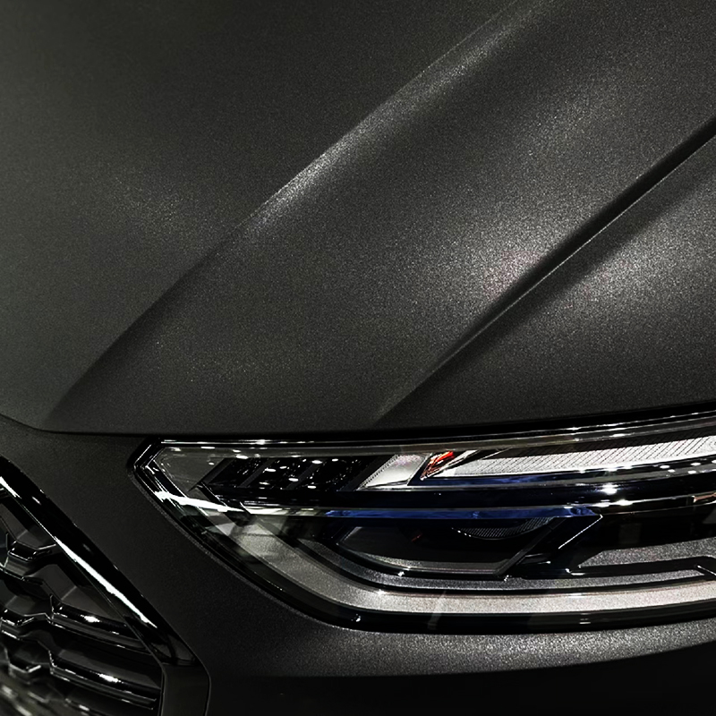 Matte Frosted Black Vinyl Wrap - đánh giá và giá Car Wrap Film Matte Black
