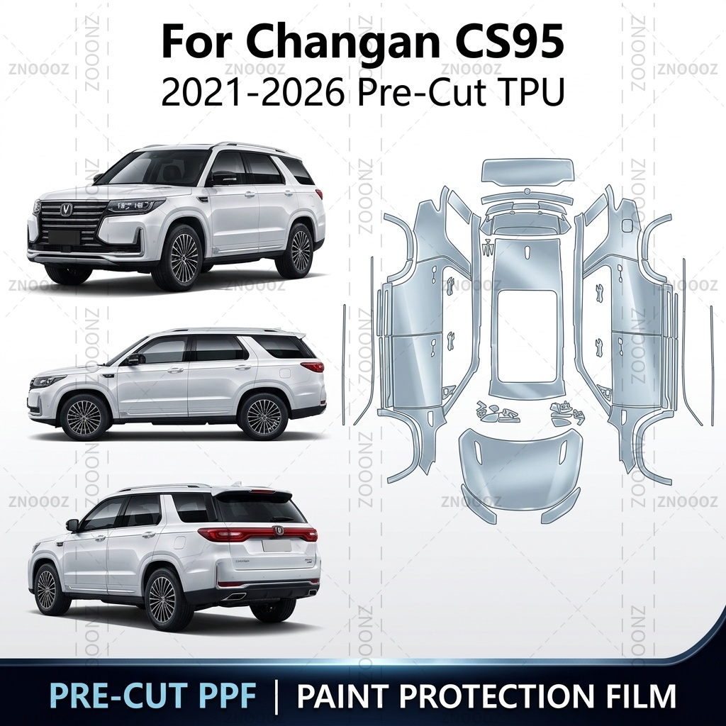 For Changan CS95 2021-2026 Pre - đánh giá và giá Ppf Film Clear Gloss Tpu
