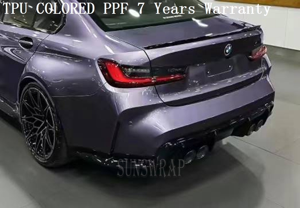 TPU Color PPF Grey Violet Pain - đánh giá và giá Paint Protection Film Roll 1.52X15M