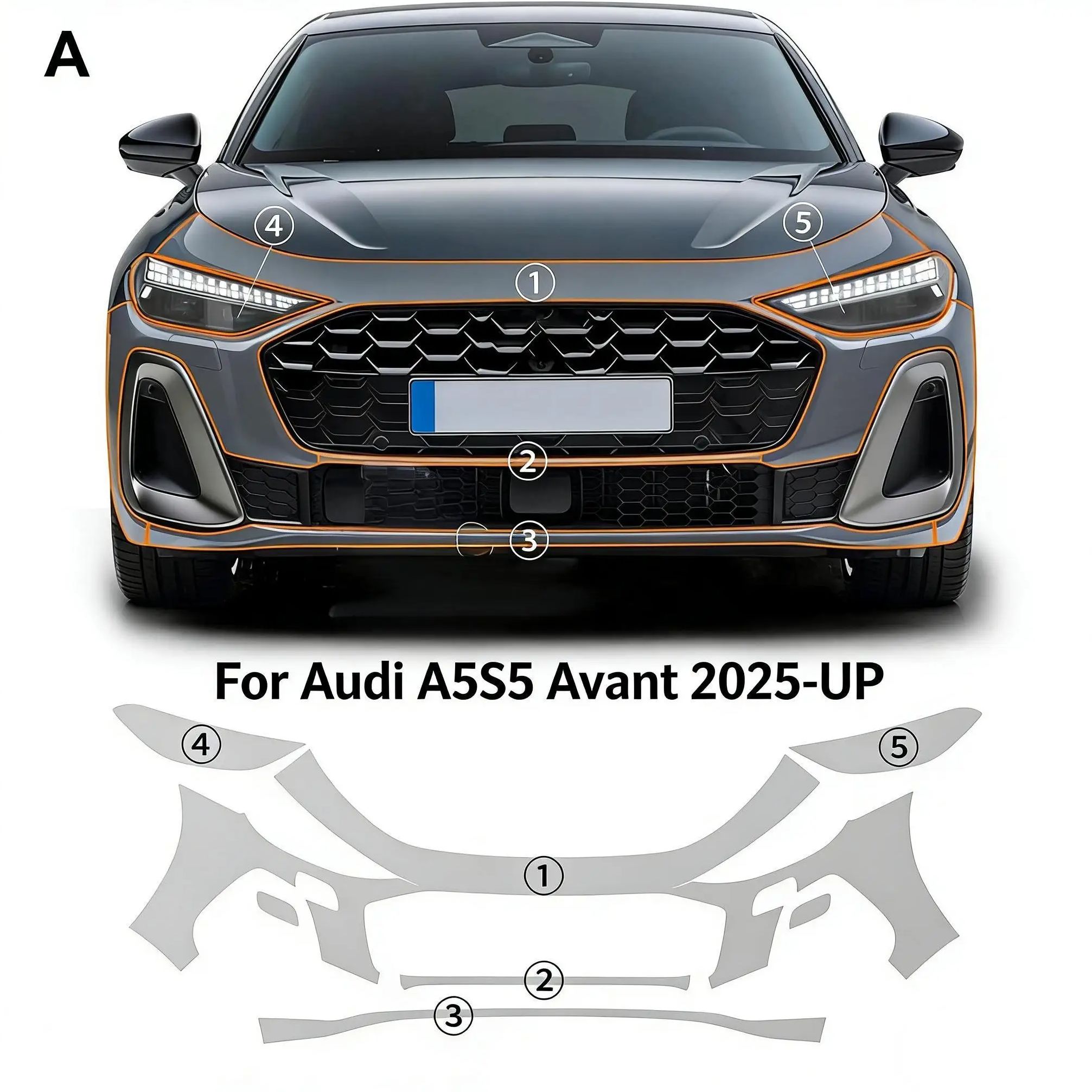 For Audi A5S5 Avant 2025-UP TP - đánh giá và giá Paint Protection Film Matte