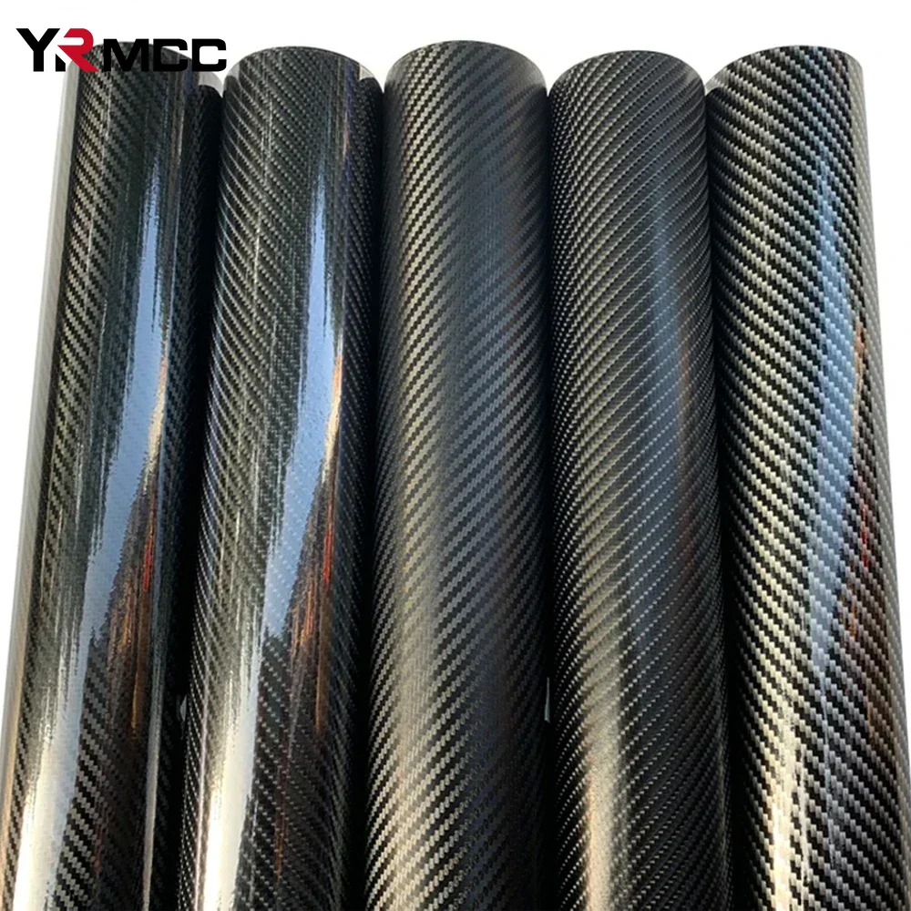 50*300cm 3D 6D Carbon Fiber Vi - đánh giá và giá Car Wrap Film Matte Black