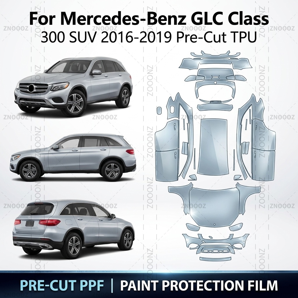 For Mercedes-Benz GLC Class 30 - đánh giá và giá Ppf Film Clear Gloss Tpu