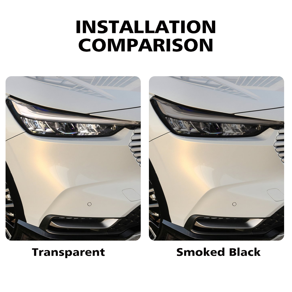 Smoke Black Car Headlight Prot - đánh giá và giá Car Wrap Film Matte Black