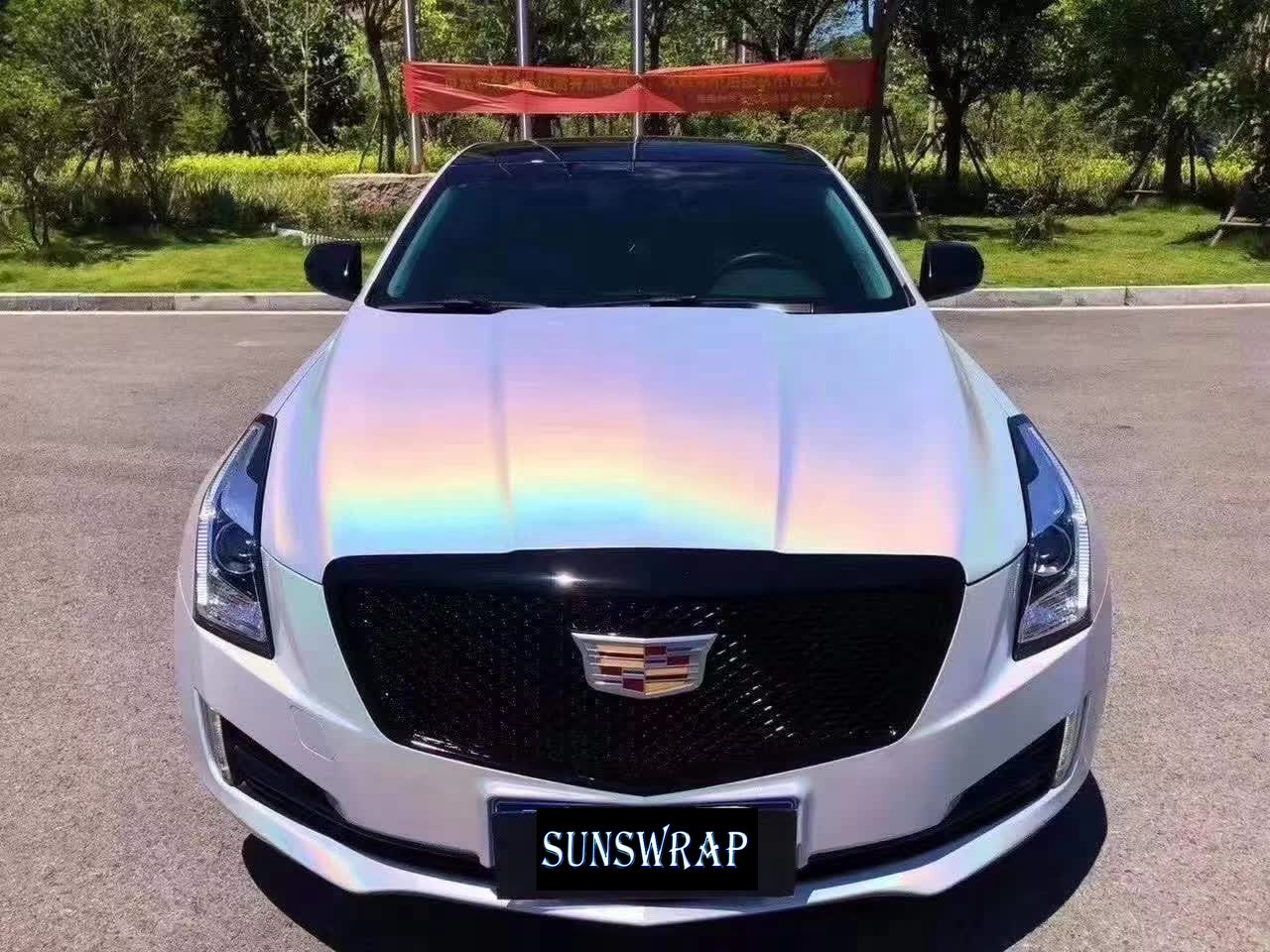 Premium Glossy Flip Psychedeli - đánh giá và giá Car Vinyl Wrap Roll 1.52X18M