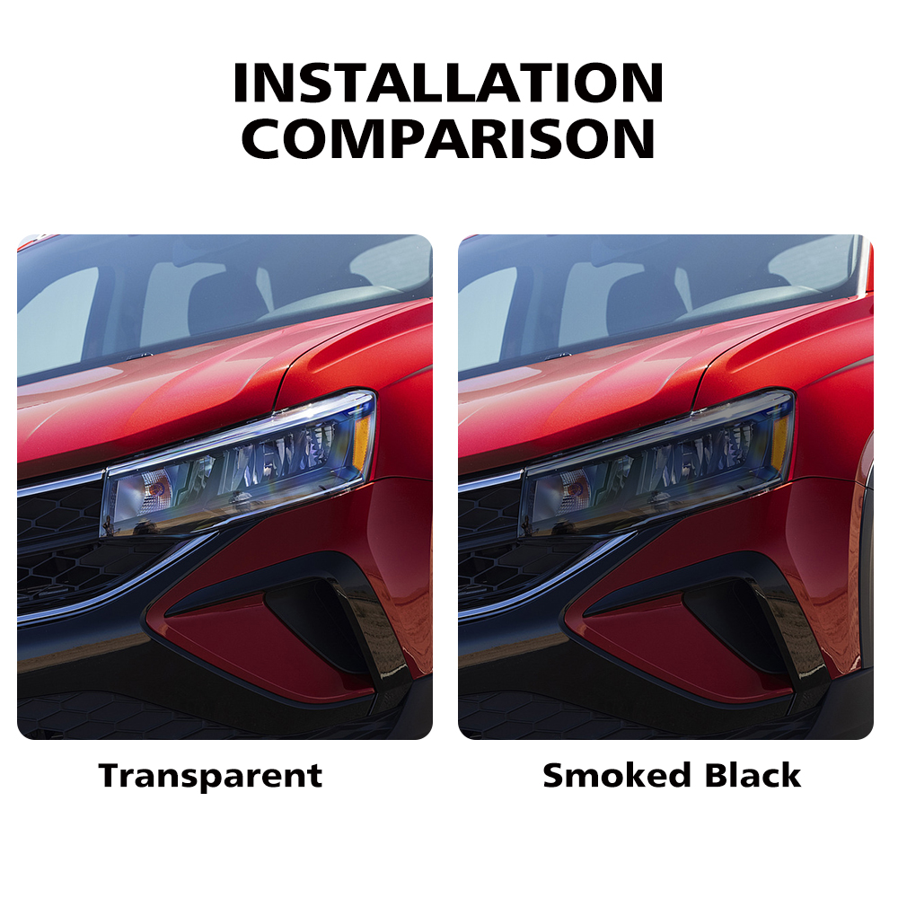 Car Headlight Protective Film  - đánh giá và giá Car Wrap Film Matte Black