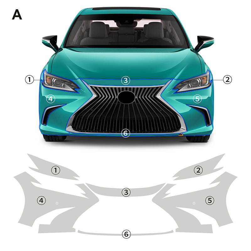 For Lexus ES 250 300H 350 2019 - đánh giá và giá Tpu Ppf Self Healing Film