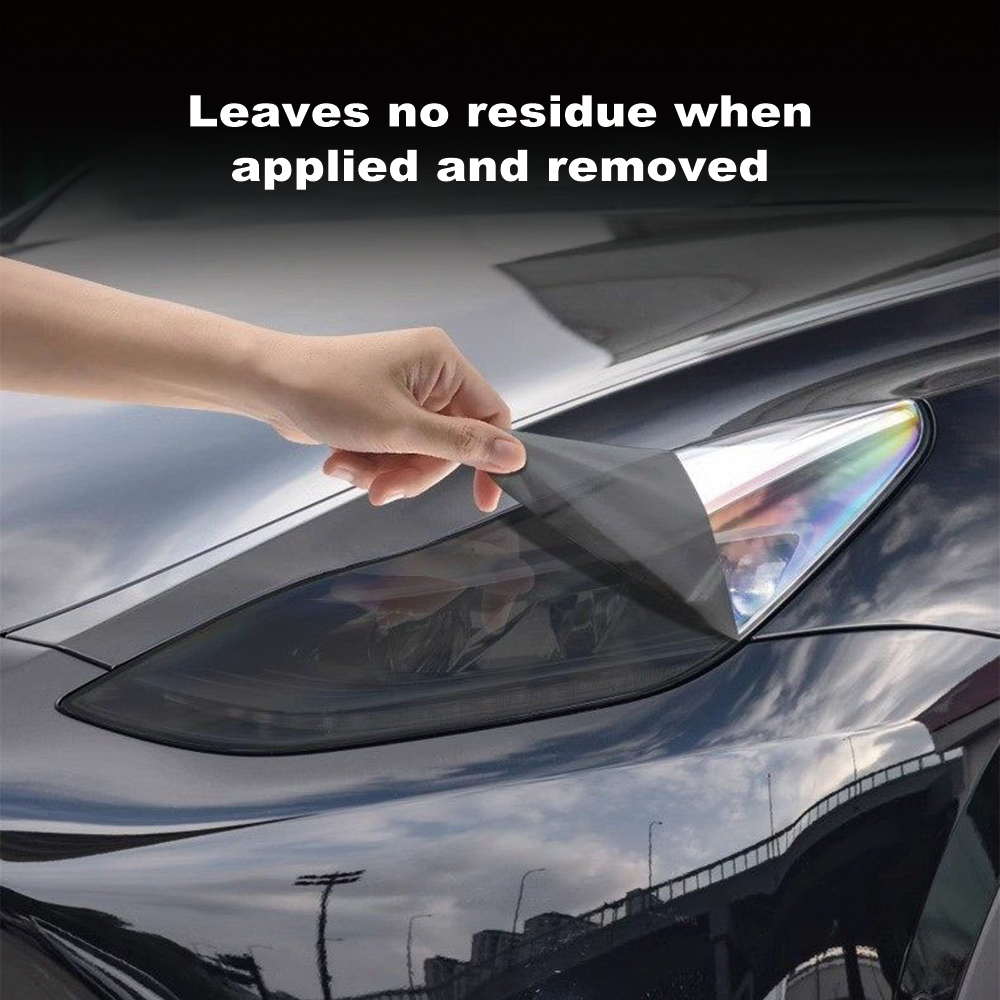 TPU Car Headlight Protective F - đánh giá và giá Car Wrap Film Matte Black