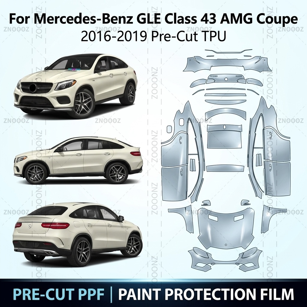 For Mercedes-Benz GLE Class 43 - đánh giá và giá Ppf Film Clear Gloss Tpu