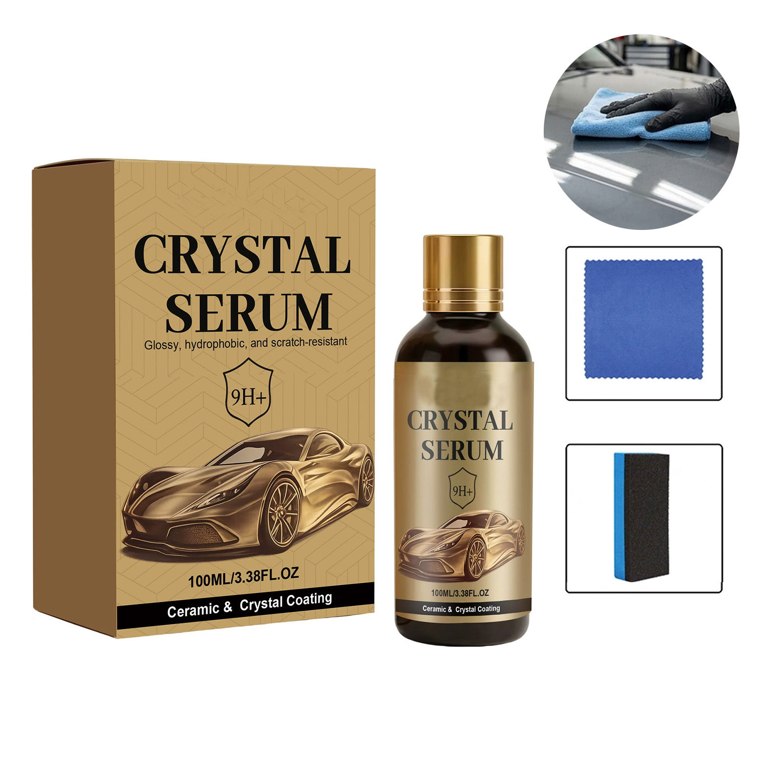 Car Ceramic Coating Kit Nano S - đánh giá và giá Car Ceramic Coating Kit 9H