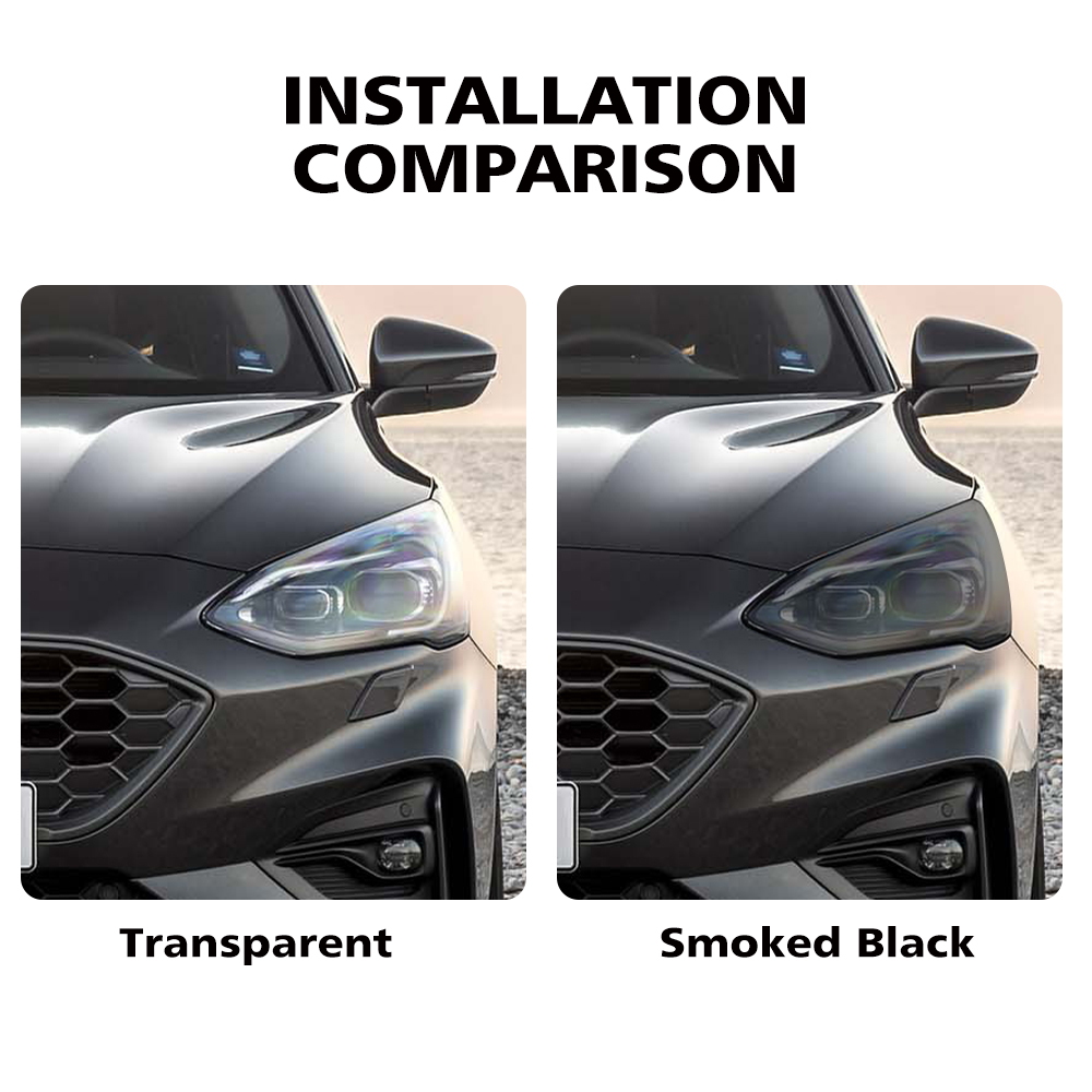 Car Headlight Protective Film  - đánh giá và giá Car Wrap Film Matte Black
