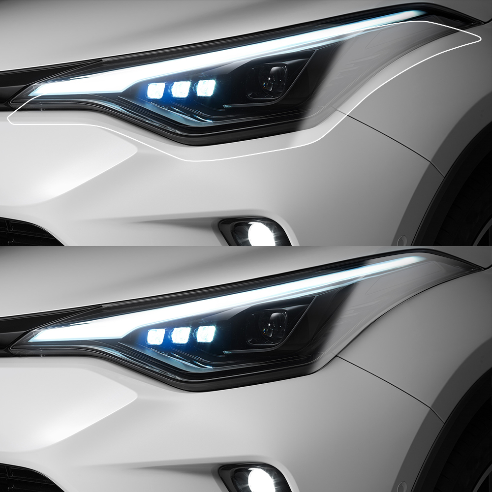 For Toyota C-HR 2021-2023 Smok - đánh giá và giá Car Wrap Film Matte Black