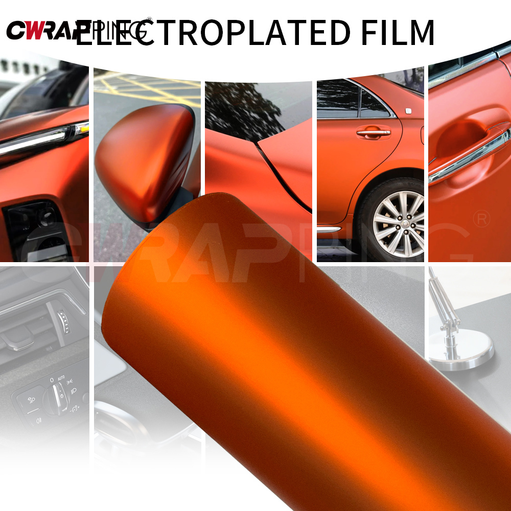 Sunset Orange Car Wrap Vinyl f - đánh giá và giá Paint Protection Film Matte