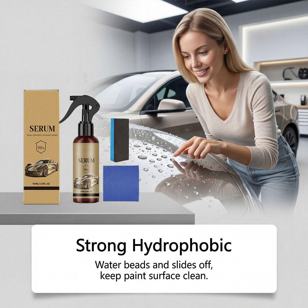 100ml 9H+ Car Ceramic Coating  - đánh giá và giá Car Ceramic Coating Kit 9H