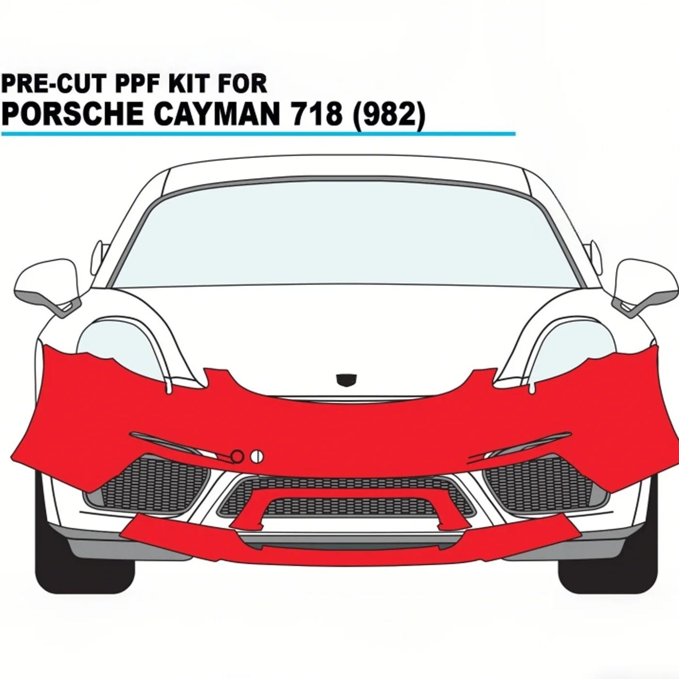 For Porsche Cayman 718 982 201 - đánh giá và giá Tpu Ppf Self Healing Film