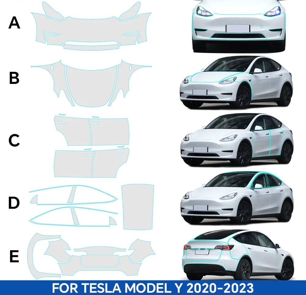 8.5Mil TPU Bumper Pre-cut PPF  - đánh giá và giá Car Paint Protection Film Kit Pre Cut
