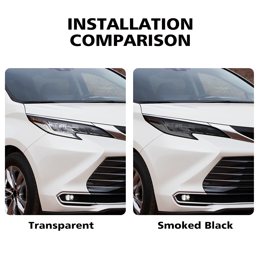 For Toyota Sienna XL40 2021-20 - đánh giá và giá Car Wrap Film Matte Black