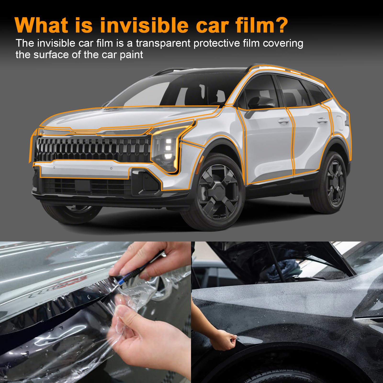 9Mil TPU Bumper Hood Paint Pro - đánh giá và giá Car Paint Protection Film Kit Pre Cut