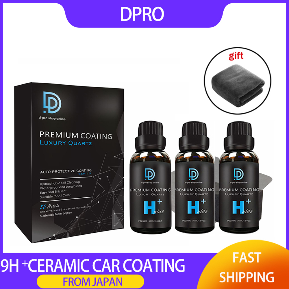 Bộ 3 sản phẩm phủ gốm cho xe h - đánh giá và giá Car Ceramic Coating Kit 9H